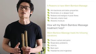 This is Why You Should Try Bamboo Massage Therapy Treatment [upl. by Ecadnak232]