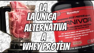 CARNIVOR PROTEINA REVIEW  PRUEBA DE SABOR MUSCLEMEDSRX [upl. by Arikal194]