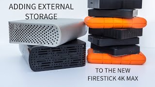 Adding External Storage To The New Firestick 4K Max [upl. by Arv]