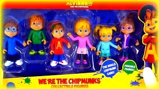 Opening Alvin and the Chipmunks Toy Playset for Kids Children amp Toddlers [upl. by Oliana840]