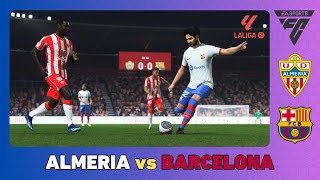 ALMERIA vs BARCELONA  La Liga 202324 [upl. by Archambault]