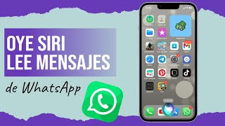 Lee los Mensajes de WhatsApp con SIRI sin ser Detectado [upl. by Ahtikal]