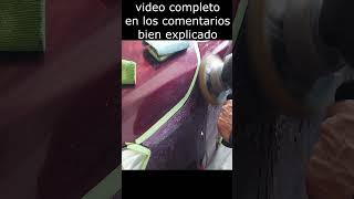 como pulir un carro bien explicado video completo paso a paso en los comentarios [upl. by Nnylirret]