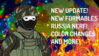 MEGA RISE OF NATIONS UPDATE NEW FORMABLES RUSSIA NERF ETC [upl. by Melinda]