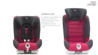 ADVANSAFIX  Britax Römer  Caractéristiques [upl. by Ybur]