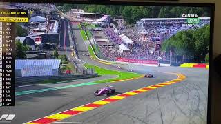 Crash F2 Spa Belgium 2019 Hubert Correa [upl. by Tsepmet]