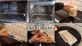 8 Trucchi Casalinghi  Che li devi Conoscere IDEE PER LA VITA QUOTIDIANA COME PULIRE IL FORNO [upl. by Olympia385]