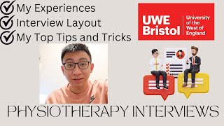 My Tips and Tricks to Prepare for University Interviews  UWE Bristol Physiotherapy Edition [upl. by Moclam]