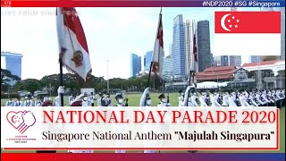 Singapore National Anthem “Majulah Singapura” NDP 2020 [upl. by Sidonius]