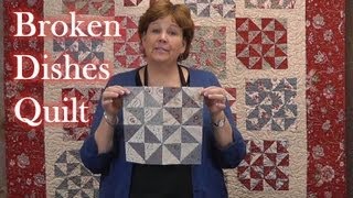 Broken Dishes Quilt Using Precut Fabrics [upl. by Pepi845]