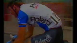 Belgisch kampioenschap wielrennen Doornik 1988 winnaar Etienne De Wilde deel1 [upl. by Asher488]