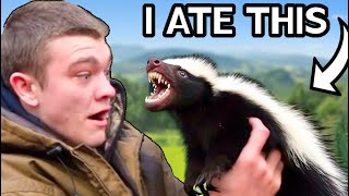 I Trapped a DISGUSTING Skunk and Ate It [upl. by Anaitsirk640]