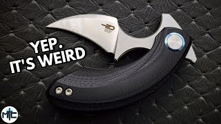 Oddball Pocket Knife  Bestech Strelit  Overview and Review [upl. by Ssej]