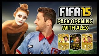 FACE PACK OPENING WITH ALEX FIFA 15 Ultimate Team [upl. by Chadd907]