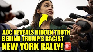 AOC Exposes DARK TRUTH Behind Racist NY Trump Rally “JOKES” [upl. by Natty544]