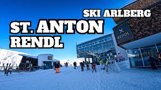 SKI ARLBERG ST ANTON  Rendl early cold morning [upl. by Canica]