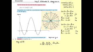 2019I Sinusoiden vraag 13 en 14 havo wiskunde B [upl. by Nirrat178]