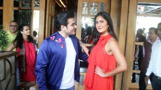 Arbaaz Khan With Katrina Kaif For Chat Show Pinch At Hoot Juhu [upl. by Rez]