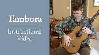 Lesson Tambora for Classical Guitar [upl. by Oletha372]