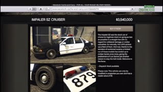 Declasse Impaler SZ Cruiser Customization  GTA Online [upl. by Orodoet]