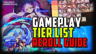 Tier List Reroll Guide HorcruxCollege Android Global Launch Gameplay [upl. by Namialus512]