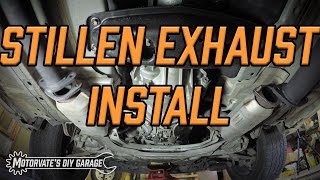 Stillen CatBack Exhaust Install G37 Sedan  Motorvates DIY Garage Ep 5 [upl. by Eissoj724]