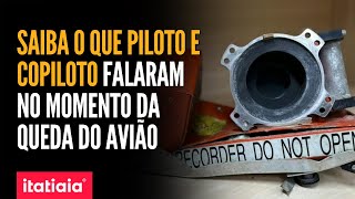 TRANSCRIÇÃO DO ÁUDIO DA CABINE DO PILOTO REGISTROU GRITOS E TENSÃO DENTRO DO AVIÃO DA VOEPASS [upl. by Eichman484]