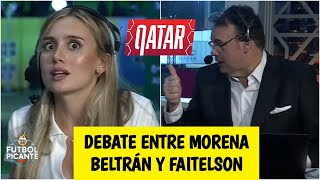 MUNDIAL 2022 Morena Beltrán y Faitelson CRUZADOS por el Argentina vs Países Bajos  Futbol Picante [upl. by Euqinim]