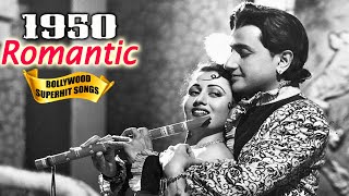 1950 Bollywood Romantic Songs Video  Old Superhit Gaane  Popular Hindi Songs [upl. by Borries]