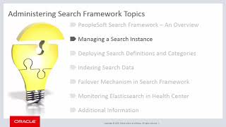 PeopleSoft Spotlight Series Administering PeopleSoft Search Framework in PeopleTools 856 [upl. by Eiuqnom]