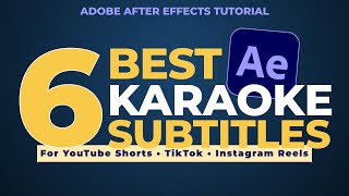 Master Fun Karaoke Subtitles In A Snap  Adobe After Effects Tutorial [upl. by Daht817]