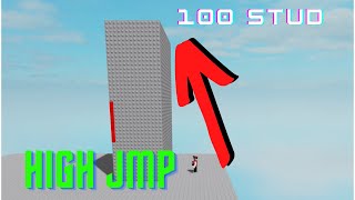 How To High JUMP 100 STUD  Roblox [upl. by Avle]