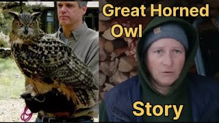 Close Encounters With Great Horned Owls at my homestead [upl. by Ozan]