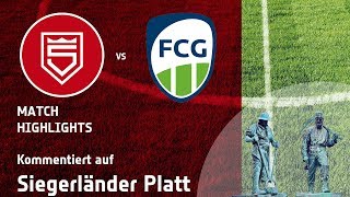 Kommentiert auf Siegerländer Platt Highlights quotSportfreunde Siegen  FC Güterslohquot [upl. by Patience586]