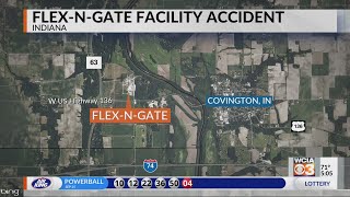 Rossville man dies at Indiana FlexNGate facility [upl. by Annayek]