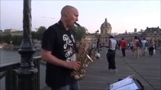 La nuit des étoiles Polka Dots And Moonbeams Julien Saxo alto Pont des Arts [upl. by Endys238]