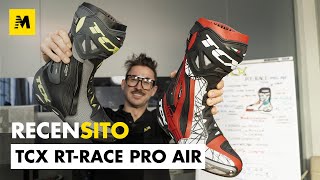 TCX RTRACE Pro Air Stivale stradale racing Test in allenamento [upl. by Bergwall131]