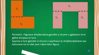 Perimetri dhe syprina e figurave drejtkendore  Matematika 6  Mesuese Gerta Myftari [upl. by Akeylah760]