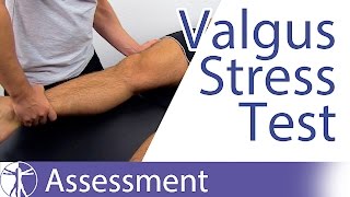 Valgus Stress Test of the Knee  Medial Collateral Ligament [upl. by Etnuad653]