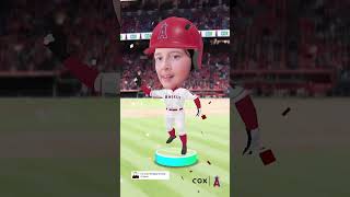 Having fun at the game angels bobblehead aiga fyp shorts [upl. by Norrie]