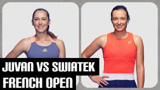 Kaja Juvan vs Iga Swiatek  French Open 2021 [upl. by Nalyk]