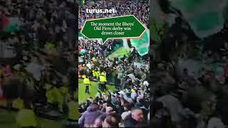 Fan emotions at the Old Firm during Celtic Glasgow win over Rangers [upl. by Genaro]