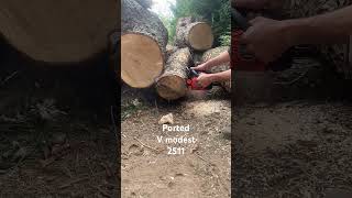 Ported v modest 2511 cutting maple [upl. by Spatola]