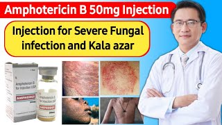 Amphotericin b injection uses in hindi  Treatment of severe fungal infection  Fungal infection [upl. by Knowling819]