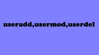 5commande linux useraddusermoduserdel darija [upl. by Schroer]