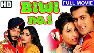 Biwi No1 HD Full Hindi Movie  Salman Khan  Karisma Kapoor  Sushmita Sen  Anil Kapoor  Tabu [upl. by Maurilia]