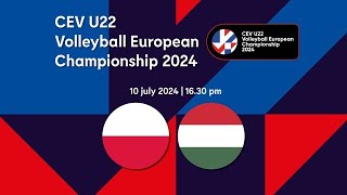 EK Volleybal Mannen U22 Polen  Hongarije [upl. by Aneerehs]