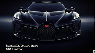 189 Million Bugatti La Voiture Noire  Most Expensive New Car in The World [upl. by Luapsemaj]