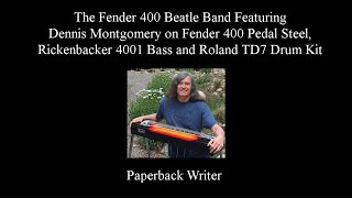 Beatles Paperback Writer Fender 400 Pedal Steel [upl. by Eirrak515]