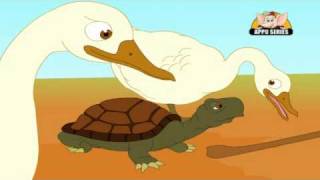 Panchatantra Tales in Hindi  The Talkative Tortoise [upl. by Anurb758]